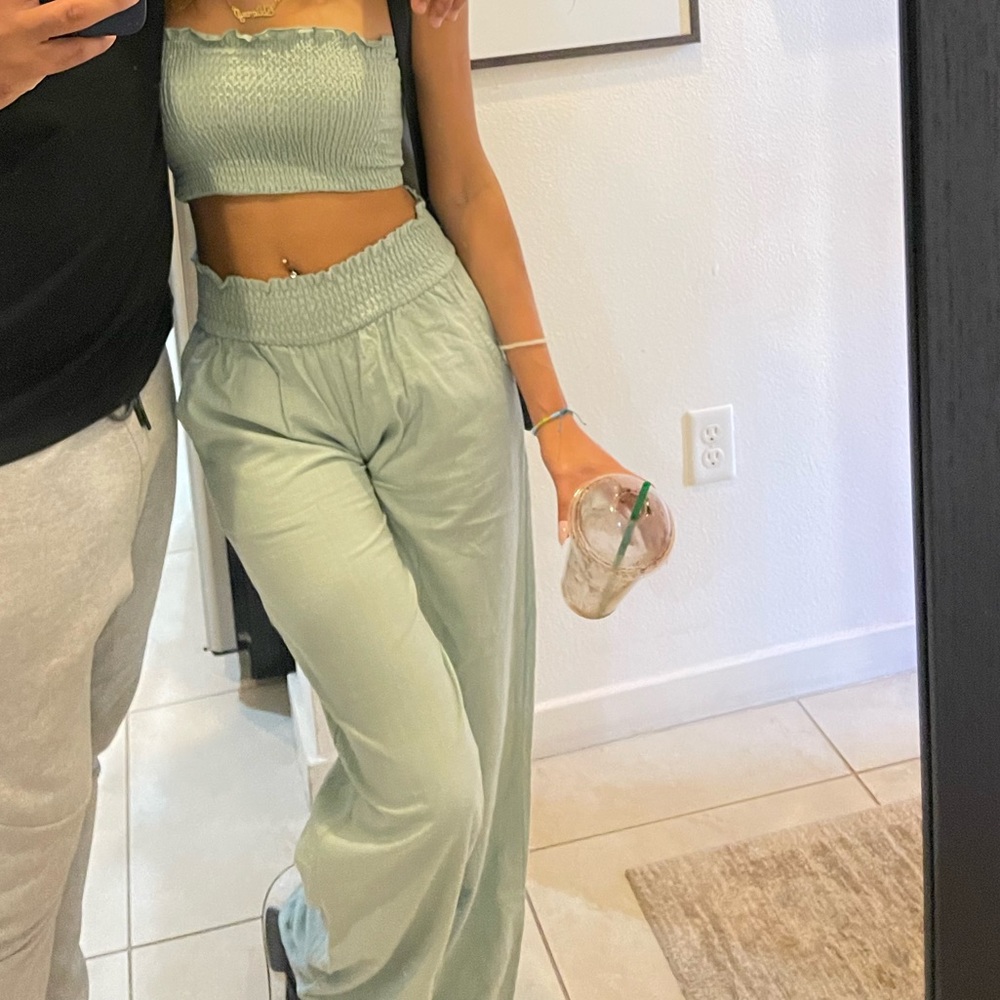 Tube Top & Pants Set - Picture 3 of 5